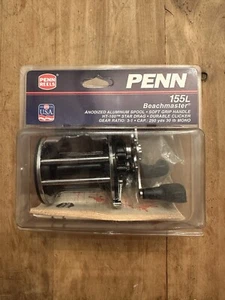 Penn 155L Beachmaster, Anodized Aluminum Spool, HT-100 Drag New In Packaging - Picture 1 of 9