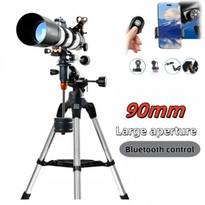 650x90mm Refractor Telescope for Adults Astronomy Telescope With Phone Adapter - Picture 1 of 17