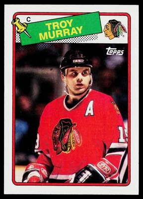 1988-89 Topps #106 Troy Murray - Image 1 of 2