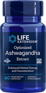 Life Extension Optimized Ashwagandha Extract 60 VegCaps - Picture 1 of 4