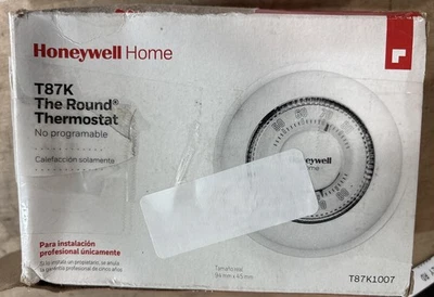 Termostato redondo Honeywell T87K1007 - 1 pieza Foto 1 de 3
