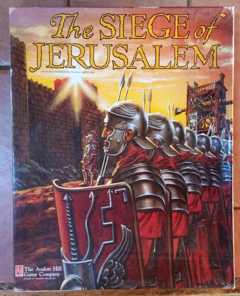 The Siege of Jerusalem board game,  Avalon Hill, never played, unpunched, as new - Image 1 of 4