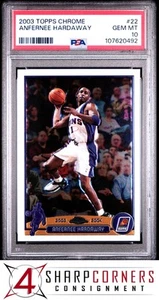2003 TOPPS CHROME #22 ANFERNEE PENNY HARDAWAY SUNS PSA 10 - Picture 1 of 2