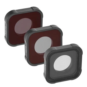 `Junestar 3 In 1 Action Camera Filter Replaceable Lens Cover Cpl/Nd8/Nd16 F - Picture 1 of 12