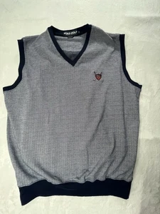 POLO Golf Ralph Lauren Mens M Sweater Vest Blue - Picture 1 of 10