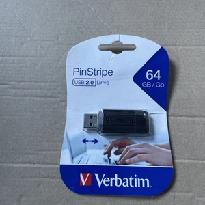 Lecteur USB 2.0 Verbatim Pin Stripe - 64 Go / GO - Photo 1/2