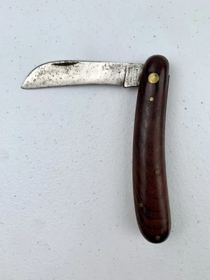 Cuchillo Plegable Antiguo George Wostenholm I*XL Hoja Swayback Wharncliffe Foto 1 de 4