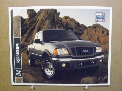 2004 Ford Ranger XL XLT FX4 Edge Tremor 22-page Sales Brochure - Image 1 of 4