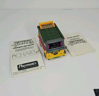 Figura astilla vintage 1993 TMNT Ninja Turtle Mutation Road Ready Foto 1 de 4