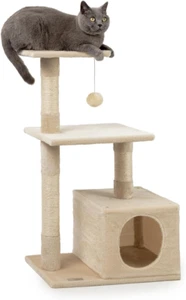 Lionto Tiragraffi per Gatto Albero Tiragraffi Gatto Gioco Giocattolo Gatti Altez - Foto 1 di 12