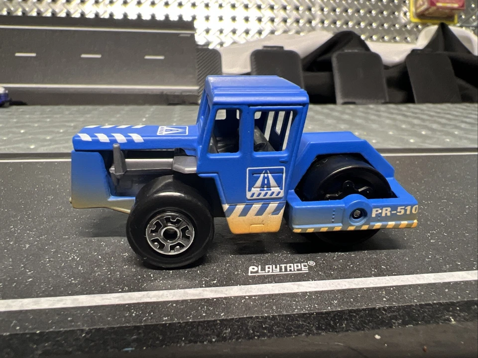 Vintage Matchbox 1979 Blue Road Roller PR-510 negro blanco 2 tonos como nuevo + muy buen estado Foto 1 de 4