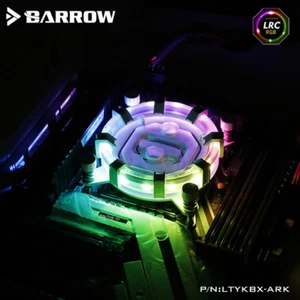 Barrow Aurora LE CPU Block for AMD AM4 White + Controller Combo - Picture 1 of 6