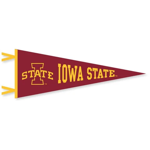 Iowa State Cyclones Wool Felt Pennant - 9" x 24" Cover