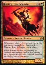Burning-Tree Shaman Foil | NM | Guildpact | Magic MTG