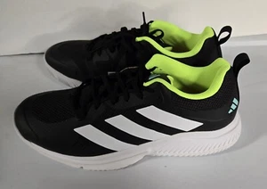 Adidas Damenschuhe Größe 11,5 Bounce schwarz weiß und grün neu mit Karton - Bild 1 von 6