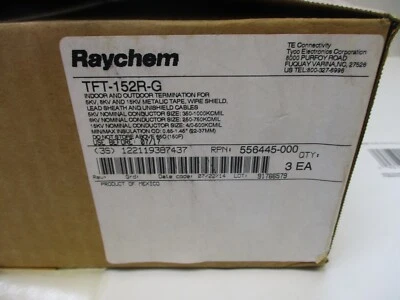 TE CONNECTIVITY; RAYCHEM TFT-152R-G, (3) KIT TERMINATION FOR 5, 8, &15 KVA