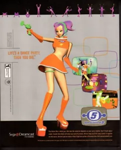 Anuncio impreso vintage JUEGOS Sega Dreamcast Canal Espacial 5 Fiesta de Baile 00 - Imagen 1 de 1