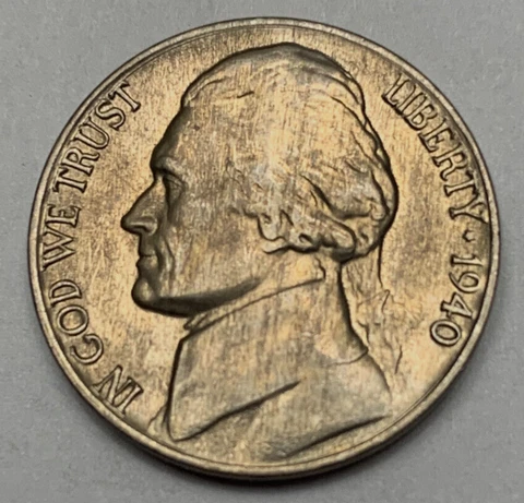 1940-P Jefferson Nickel ***XF/AU*** Some Toning Cover