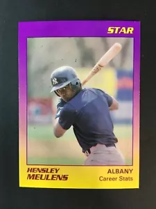 1989 Star Company #19 HENSLEY MEULENS Glossy Young ROOKIE Prospect D04021213 - Picture 1 of 6
