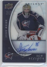 2008-09 Upper Deck Trilogy Ice Scripts Steve Mason #IS-SM Rookie Auto RC