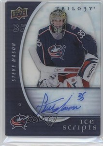 2008-09 Upper Deck Trilogy Ice Scripts Steve Mason #IS-SM Rookie Auto RC