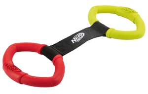 Nerf Dog Tuff Tug Hundespielzeug Hasbro Ringspielzeug 2 Gummiringe