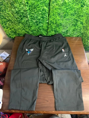 NBA Charlotte Hornets Basketball Sweat Pants W/Pockets Black Size 4XL-Tall Cover