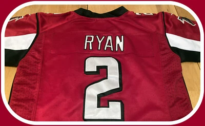 ATLANTA FALCONS MATT RYAN NIKE YOUTH MEDIUM STITCHED ON FIELD REPLICA JERSEY - Image 1 of 4