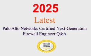 Palo Alto Next-Generation Firewall Engineer Q&A GUARANTEED (1 month update) - Picture 1 of 1