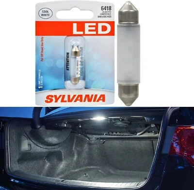 Sylvania Premium LED Light 6418 White 6000K One Bulb Trunk Cargo Replacement EO - Image 1 of 4