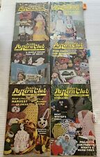 Vtg 1980 Annie's Attic Pattern Club Booklet LOT of 6 Complete 1st Year Vol I