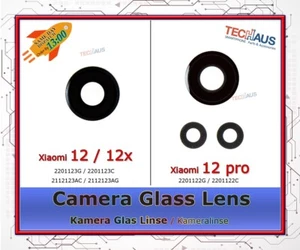 Kameralinse Glas Scheibe für Xiaomi 12 / 12x / 12 Pro Camera Lens Glass - Bild 1 von 1