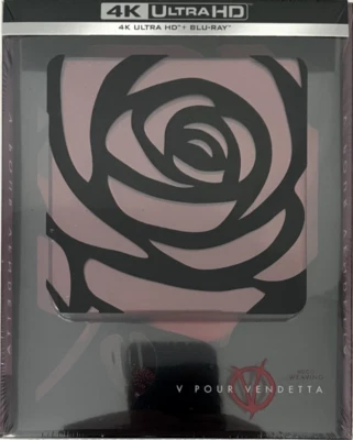 V pour Vendetta édition Titans of Cult Steelbook 4k Ultra HD + Blu-ray neuf - Photo 1/4
