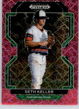 2022 Panini Prizm Draft Picks NEON PINK VELOCITY PRIZMS Baseball Cards Pick List