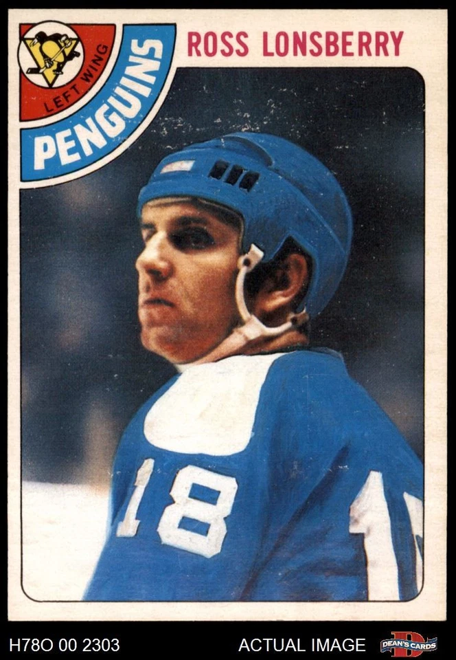 1978 O-Pee-Chee #186 Ross Lonsberry Penguins 7 - NM - Image 1 of 1
