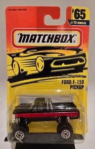 1997 Matchbox Ford F150 Pickup #65/75 Red & Black - Picture 1 of 1