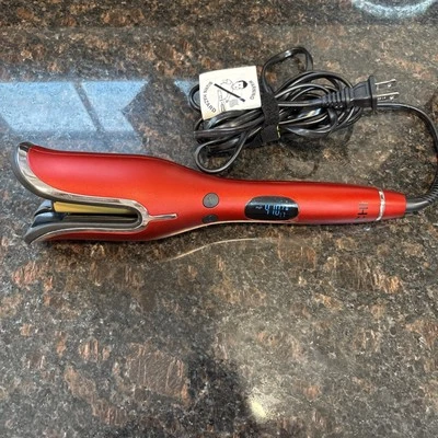 CHI Air Spin N Curl Ceramic Rotating Curler Red Tested Works CA2288 1”❤️ - Image 1 of 4