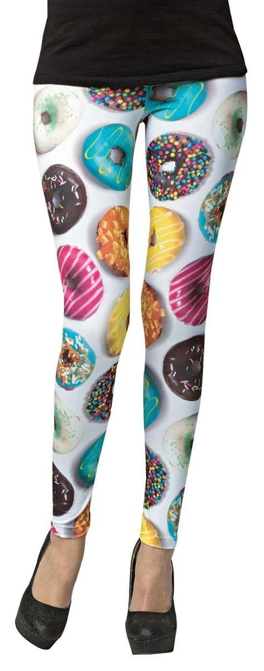 Donut Legging Adulto Disfraz Accesorio S/M Foto 1 de 1