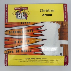 NEW Betty Lukens Through Bible in Felt Christian Armor Learning Tool Set Retired - Picture 1 of 2