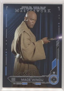 2019 Topps Star Wars Masterwork Blue Mace Windu #17 g5i - Picture 1 of 3