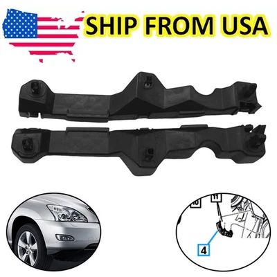 2 Front Bumper Brackets Retainer Support For Lexus RX330 2004-2006  521450E010 Foto 1 de 4