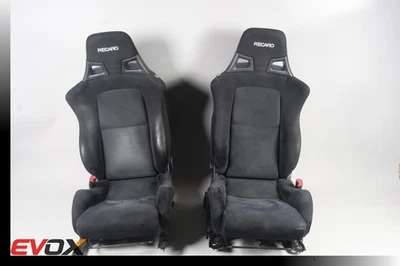 08-15 MITSUBISHI LANCER EVOLUTION EVO X RECARO FRONT SEATS - Image 1 of 4