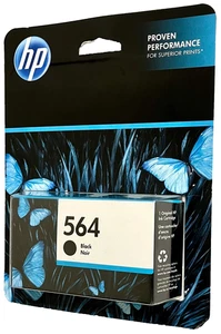 HP 564 Black Original Ink Cartridge, Warranty Ends July 2026 - Picture 1 of 3