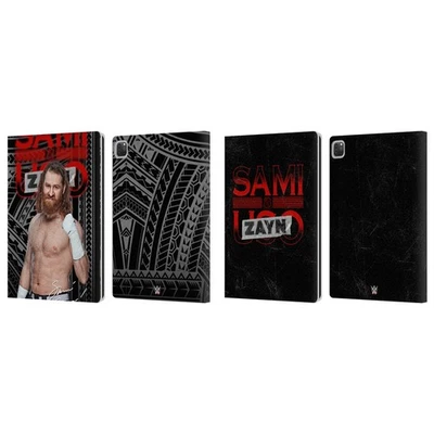 OFFICIAL WWE SAMI ZAYN LEATHER BOOK WALLET CASE FOR APPLE iPAD - Image 1 of 4