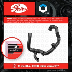 Radiator Hose fits VW PASSAT 1.6D Lower 09 to 14 CAYC Coolant Gates 3AA122051A - Picture 1 of 2
