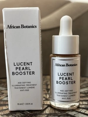 African Botanics LUCENT PEARL BOOSTER Age-Defying Illuminating .5oz - Image 1 of 4