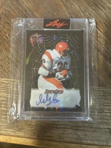 Ickey Woods 2025 Blatt Blech signiert und nummeriert 1/3 - Bild 1 von 2