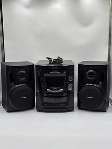 Panasonic SA-AK100 Stereo System 5-CD Changer Tape Recorder AM FM TESTED - Picture 1 of 10