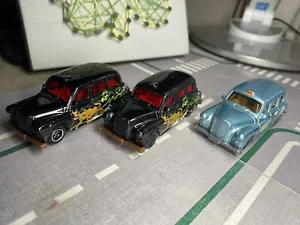Matchbox 3 X London Cab taxi 2004, Mb-667 Superfast Car. Scooby Doo - Picture 1 of 6