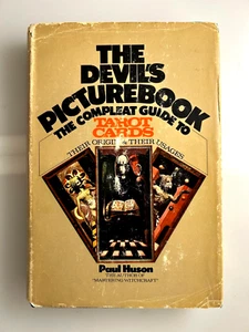 The Devil’s Picturebook Paul Huson 1971 1st Ed HC DJ Tarot Occult Witchcraft - Imagen 1 de 13
